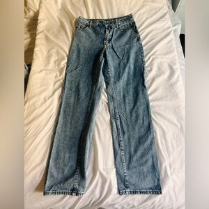 Shein blue high waisted jeans (size xs)